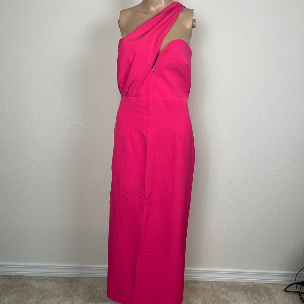 NWT Bardot Hot Candy Pink Lorella Midi Dress